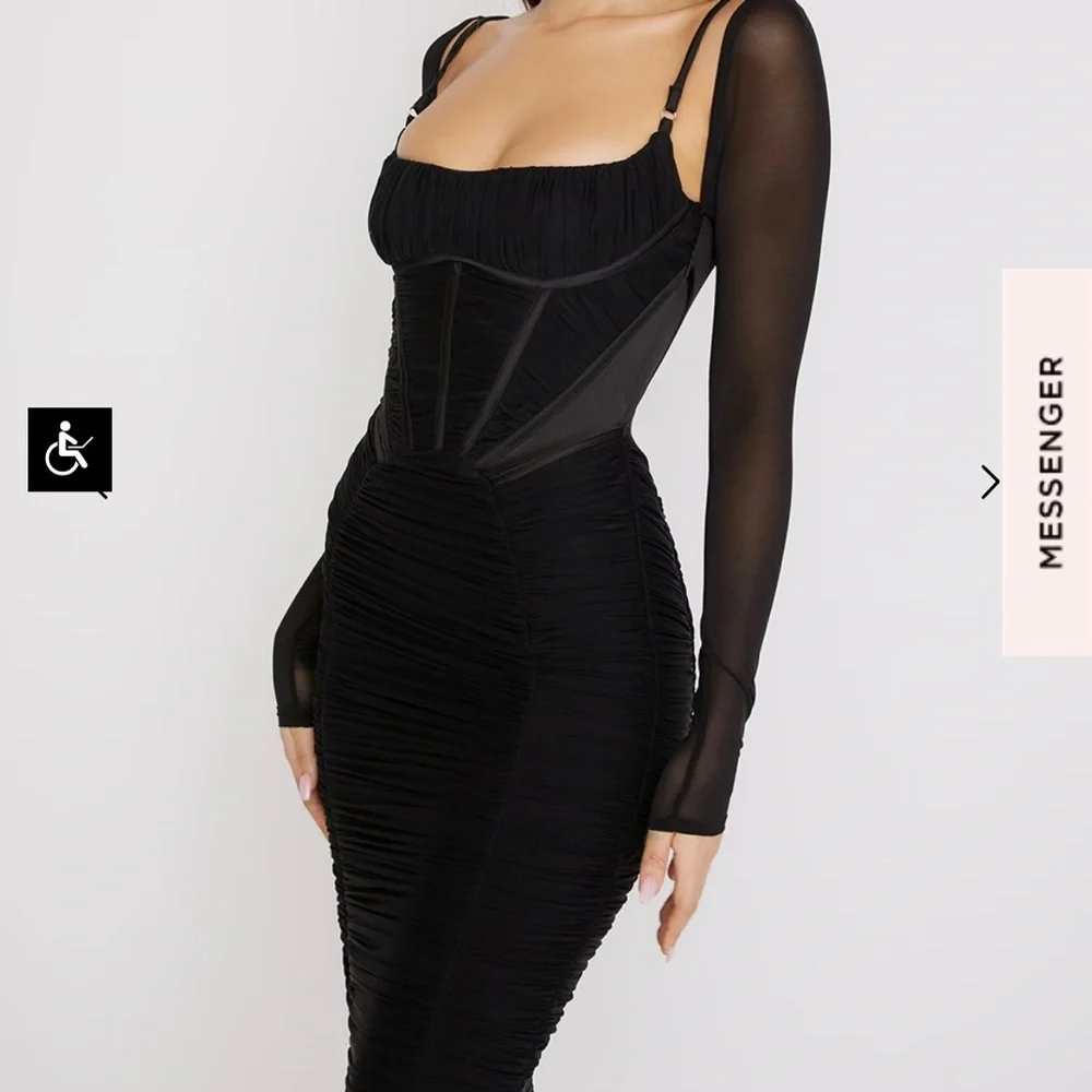 House of CB Black Freyja Dress - Picture 5 of 10